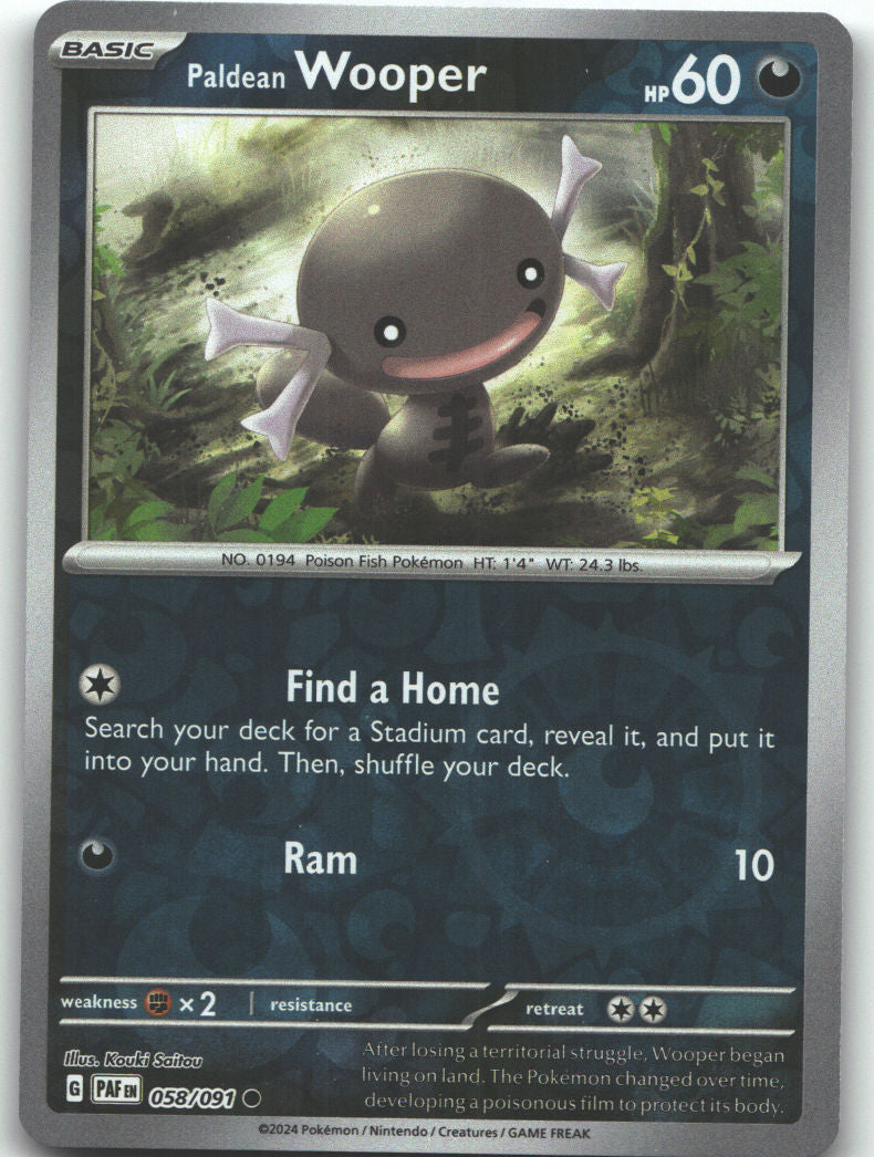 Paldean Wooper - 058/091