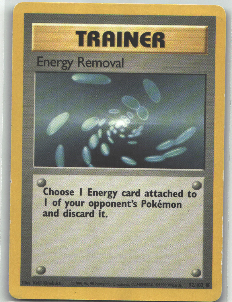 Energy Removal