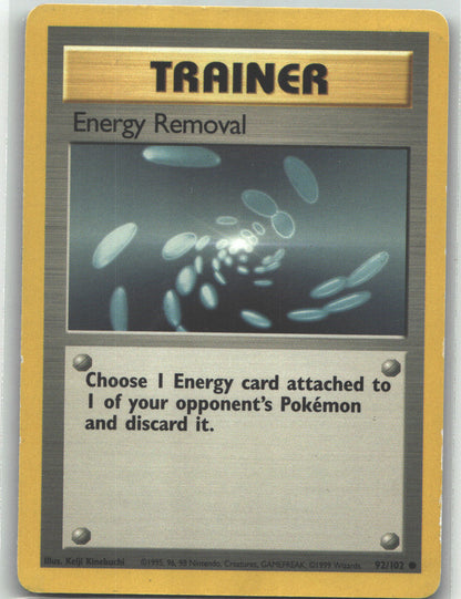Energy Removal
