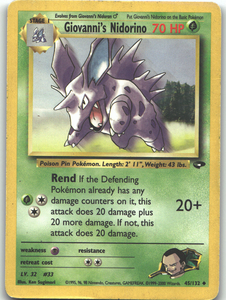 Giovanni's Nidorino