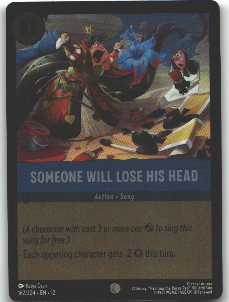 Someone Will Lose His Head
