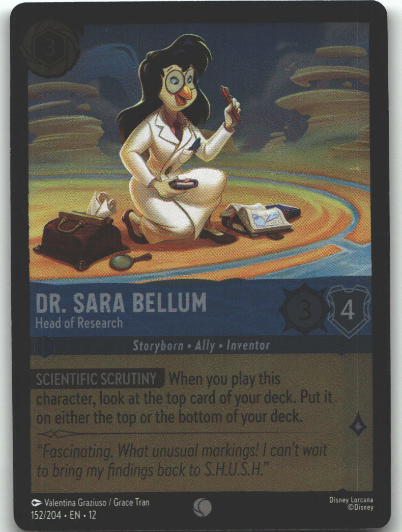 Dr. Sara Bellum - Head of Research