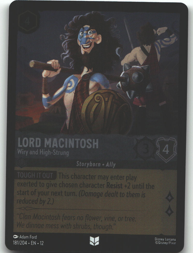 Lord Macintosh - Wiry and High-Strung