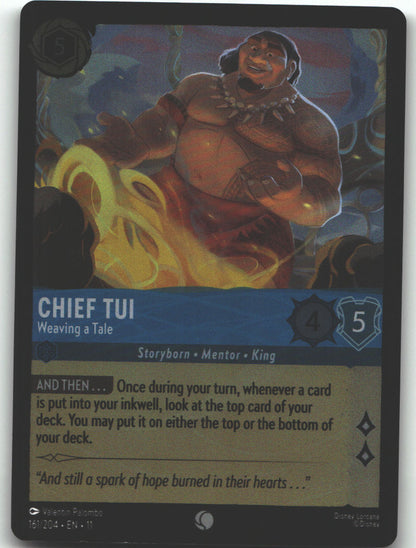 Chief Tui - Weaving a Tale