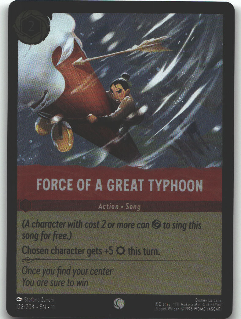 Force of a Great Typhoon