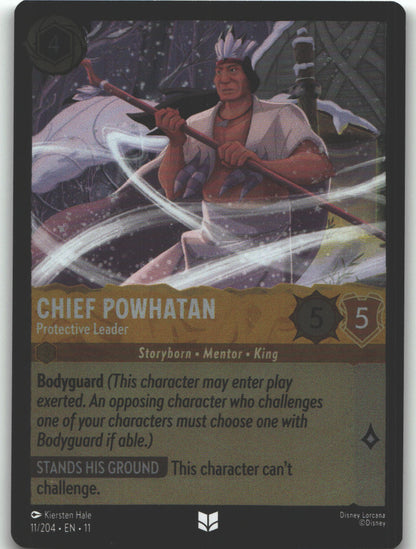 Chief Powhatan - Protective Leader