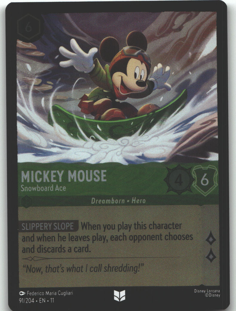 Mickey Mouse - Snowboard Ace
