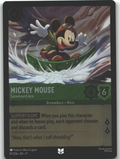 Mickey Mouse - Snowboard Ace