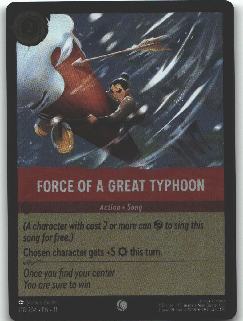Force of a Great Typhoon