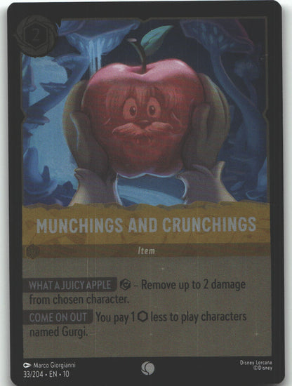 Munchings and Crunchings