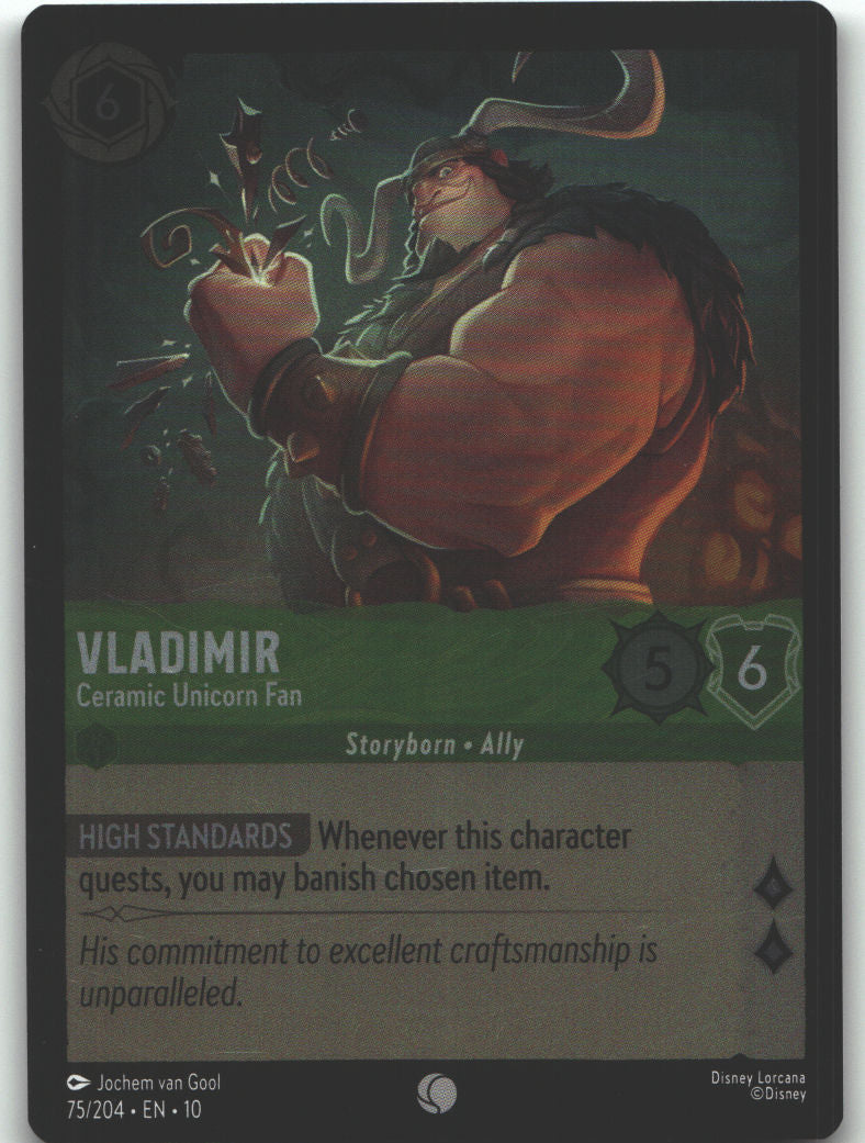 Vladimir - Ceramic Unicorn Fan