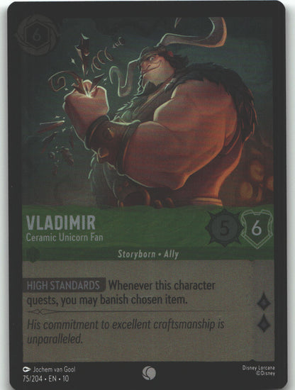 Vladimir - Ceramic Unicorn Fan