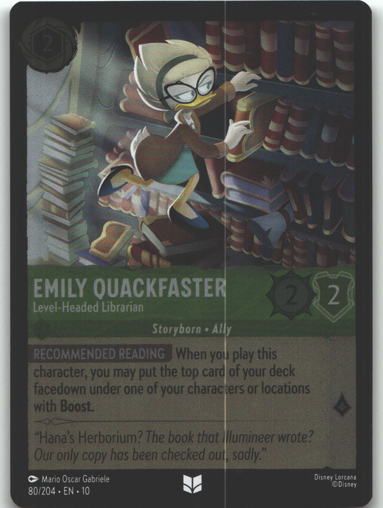 Emily Quackfaster - Level-Headed Librarian