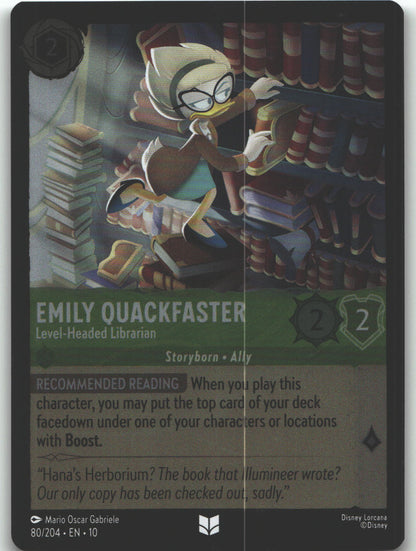 Emily Quackfaster - Level-Headed Librarian