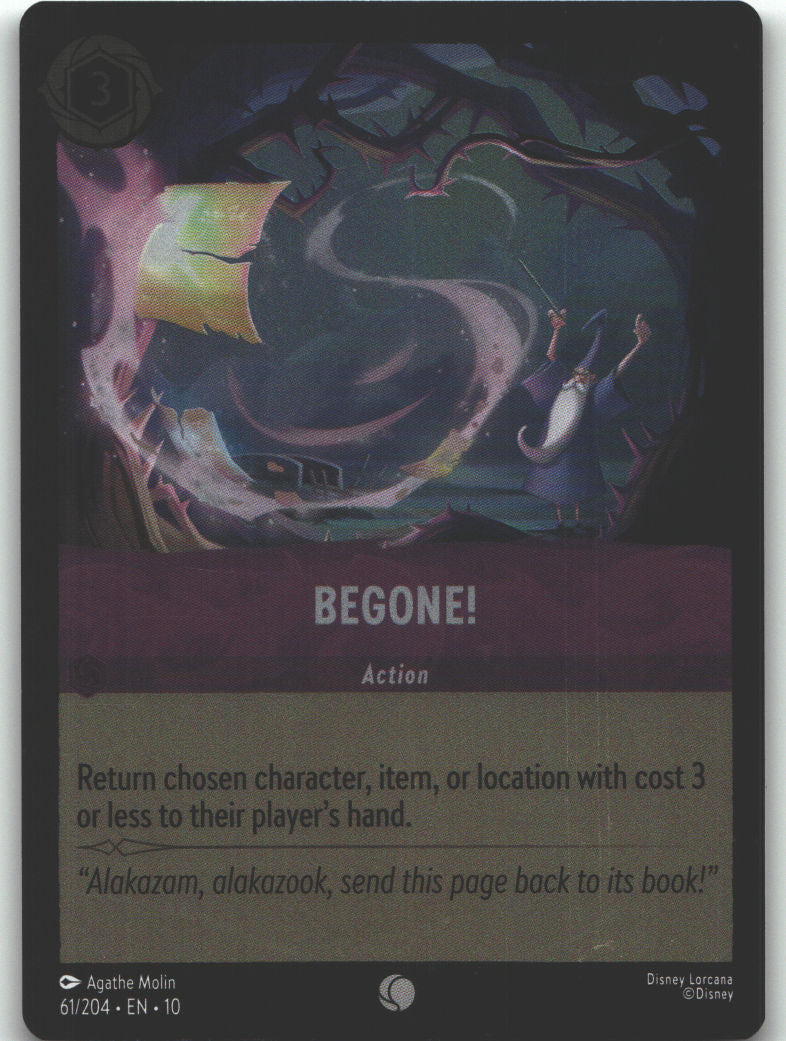 Begone!