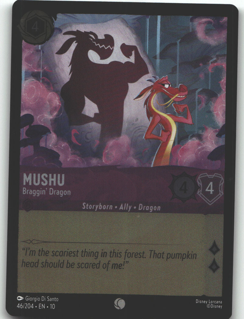 Mushu - Braggin' Dragon