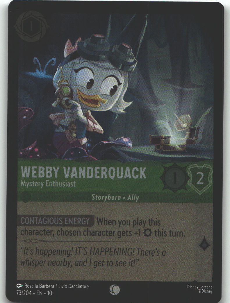 Webby Vanderquack - Mystery Enthusiast