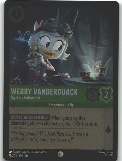Webby Vanderquack - Mystery Enthusiast
