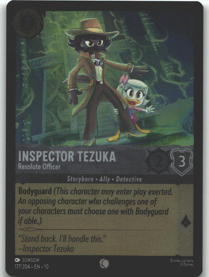 Inspector Tezuka - Resolute Officer