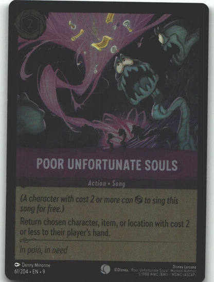 Poor Unfortunate Souls