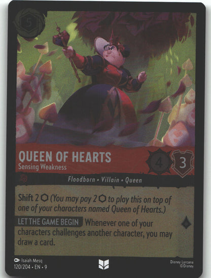 Queen of Hearts - Sensing Weakness