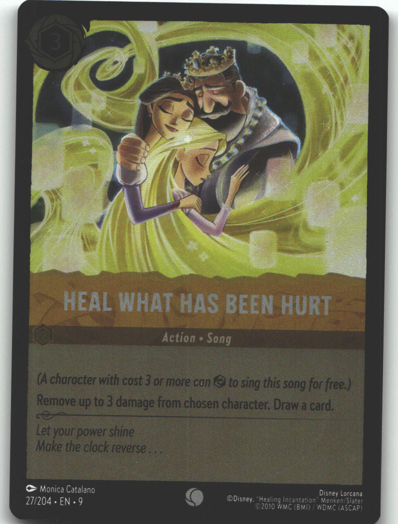Heal What Has Been Hurt