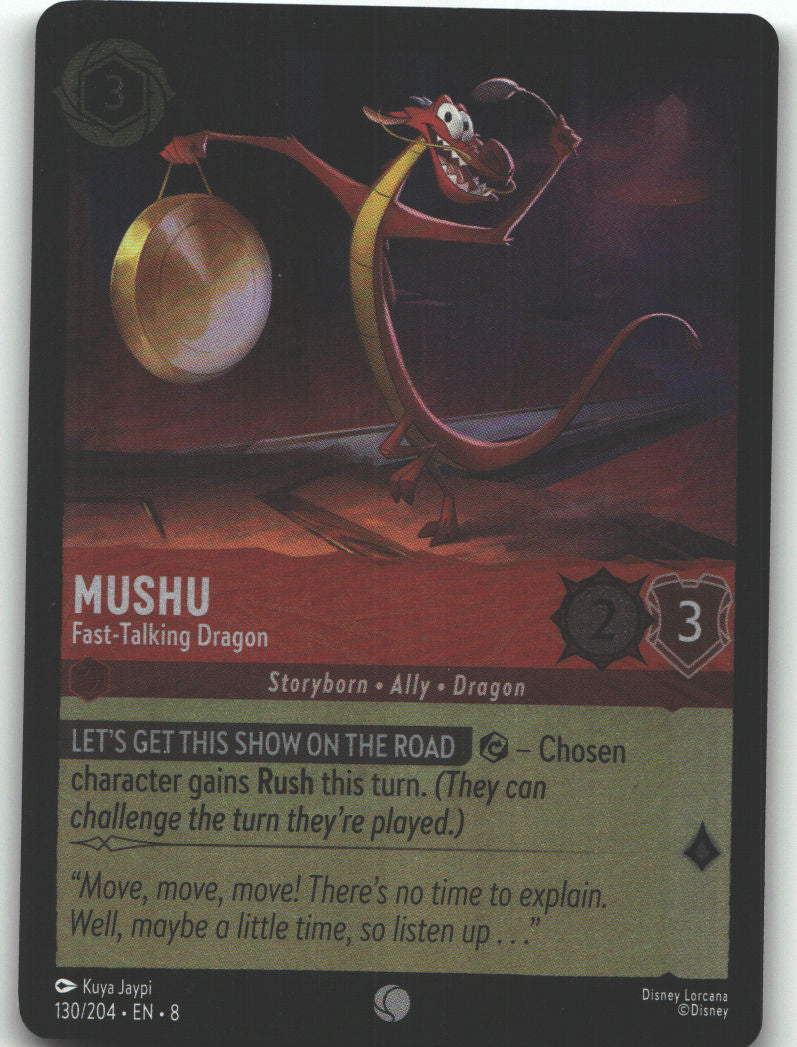 Mushu - Fast-Talking Dragon