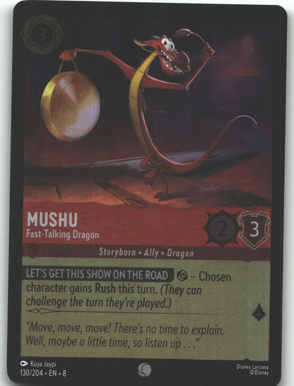 Mushu - Fast-Talking Dragon