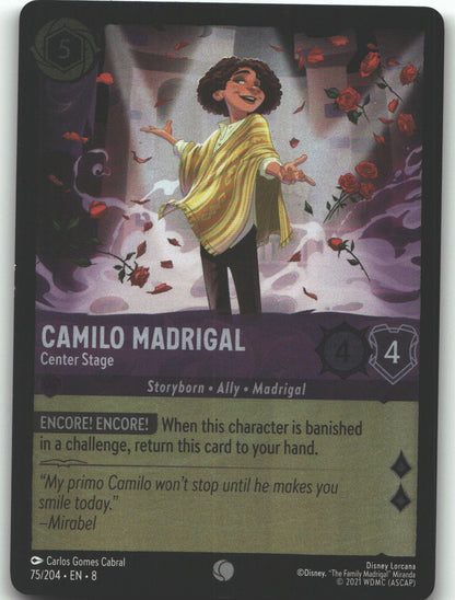 Camilo Madrigal - Center Stage
