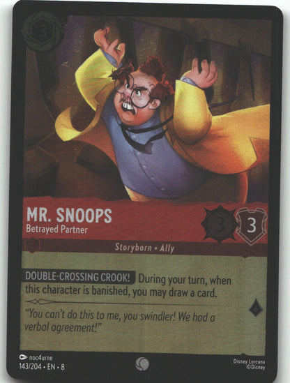 Mr. Snoops - Betrayed Partner