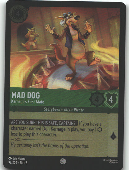 Mad Dog - Karnage's First Mate