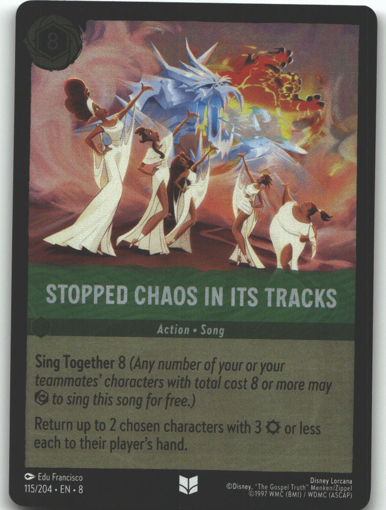 Stopped Chaos in Its tracks