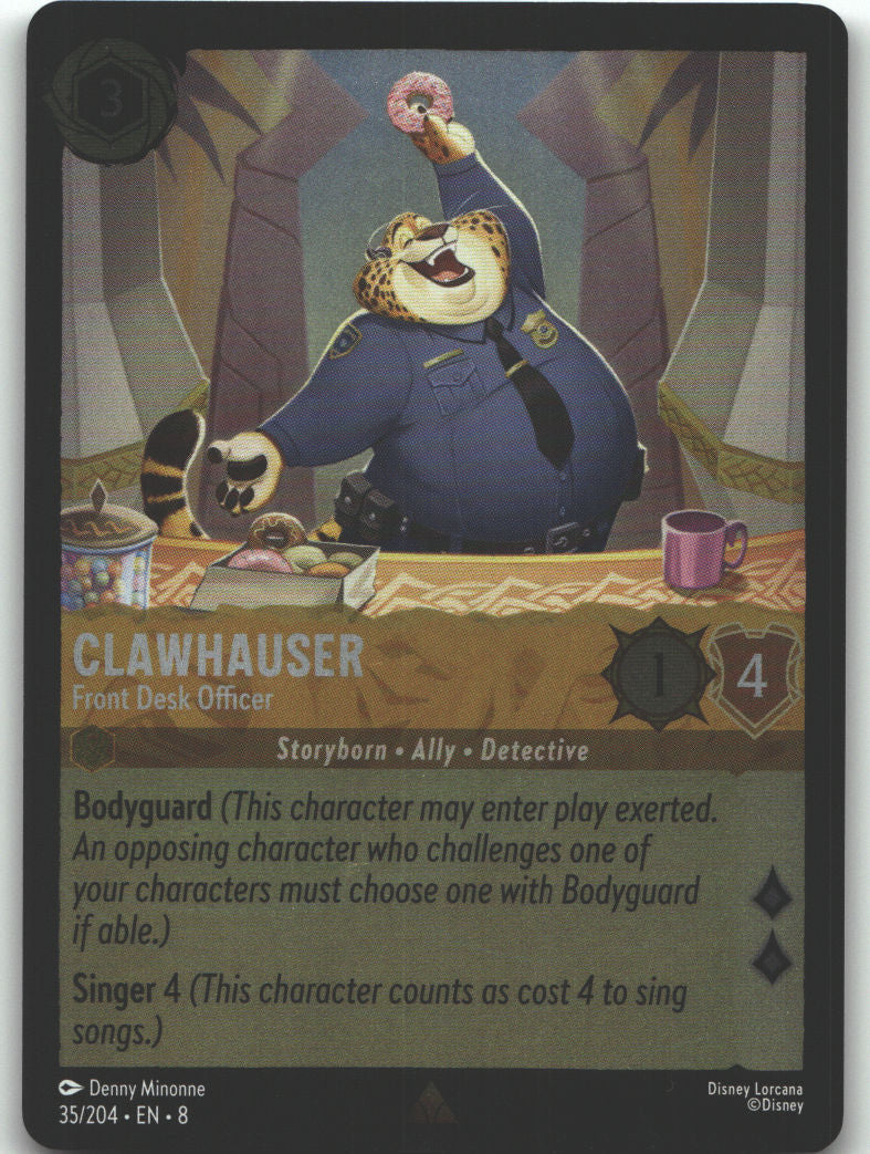 Clawhauser - Front Desk Officer