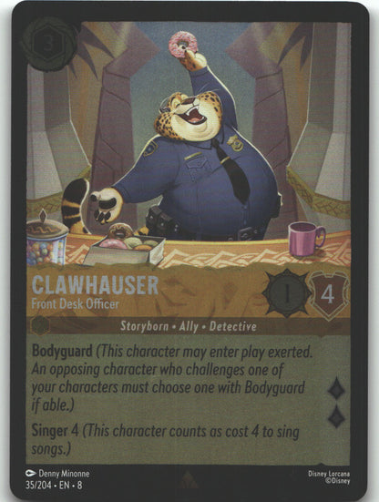 Clawhauser - Front Desk Officer