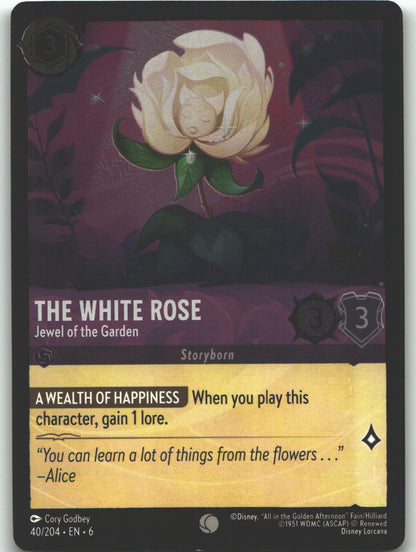 The White Rose - Jewel of the Garden