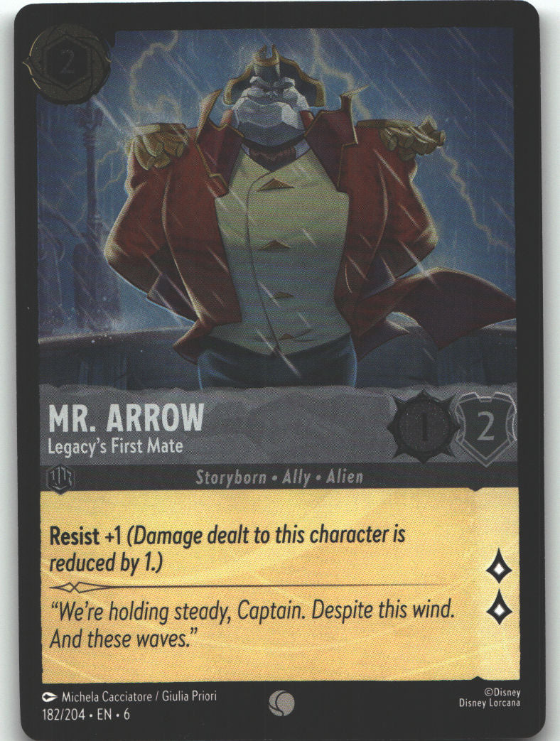 Mr. Arrow - Legacy's First Mate