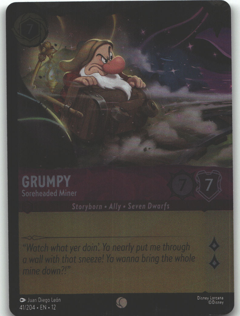 Grumpy - Soreheaded Miner (Foil)