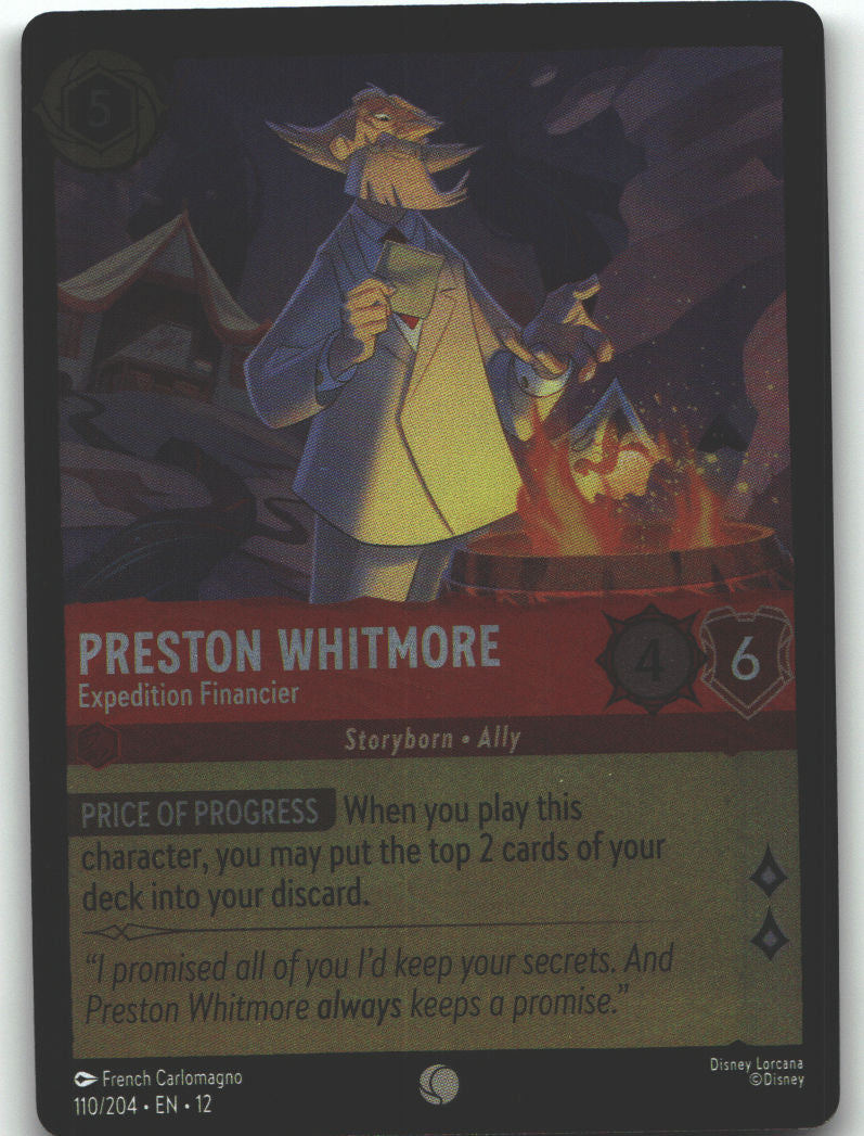 Preston Whitmore - Expedition Financier
