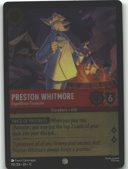Preston Whitmore - Expedition Financier