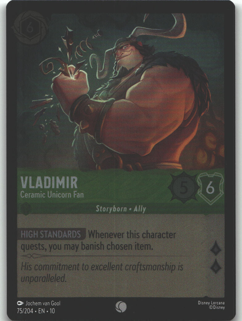 Vladimir - Ceramic Unicorn Fan
