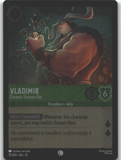 Vladimir - Ceramic Unicorn Fan