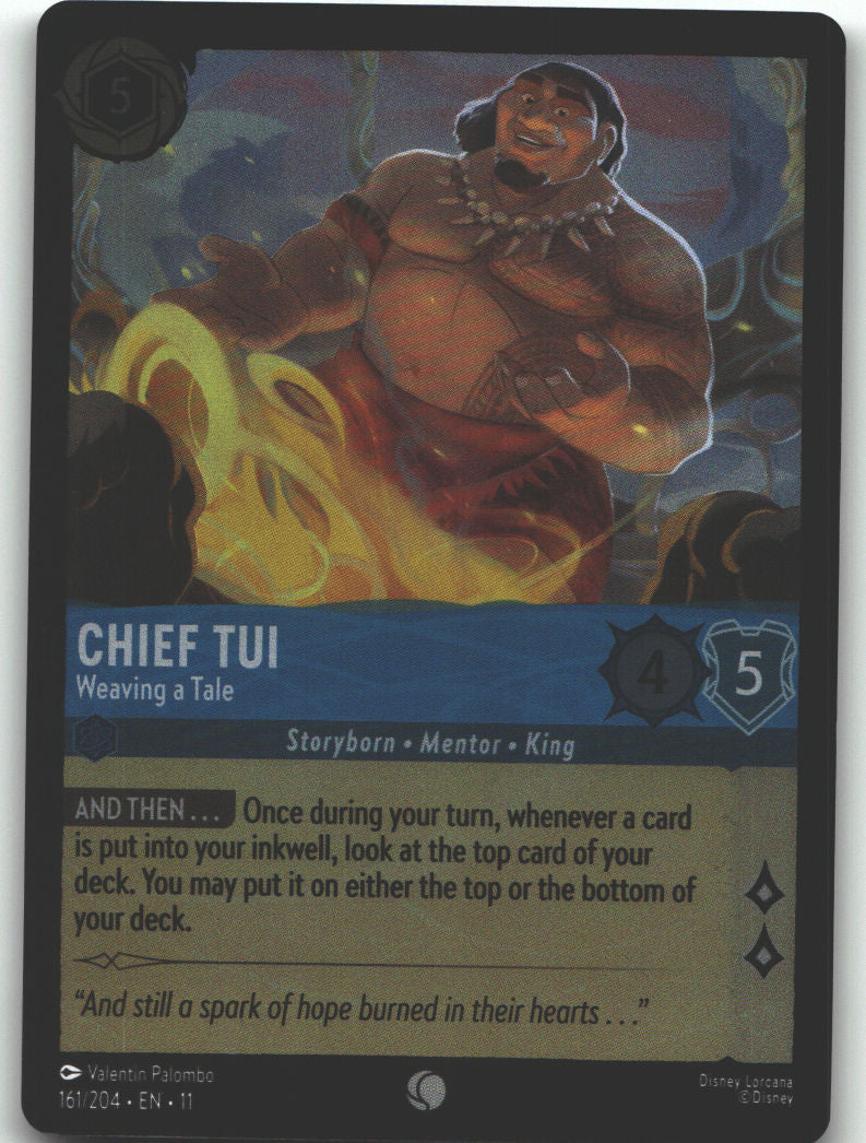 Chief Tui - Weaving a Tale