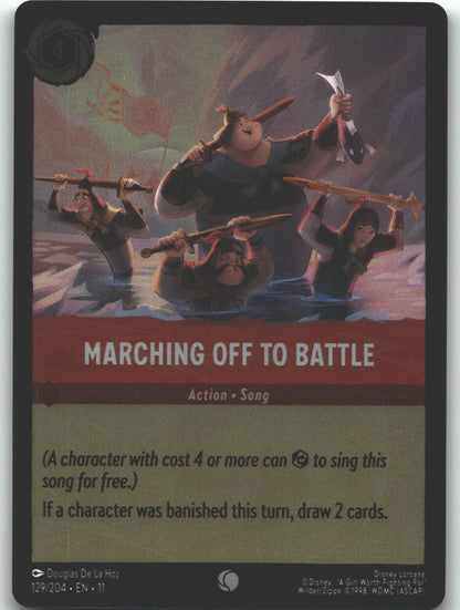 Marching Off to Battle
