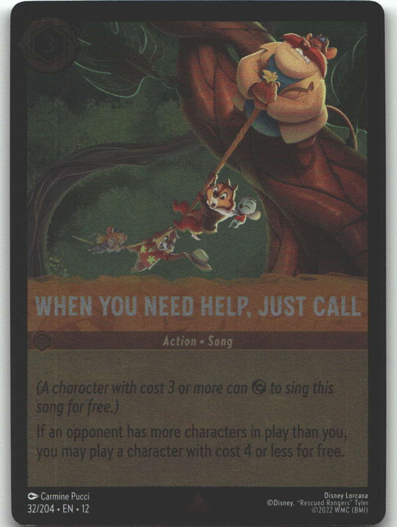 When You Need Help, Just Call
