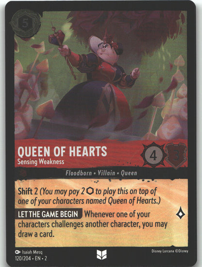 Queen of Hearts - Sensing Weakness