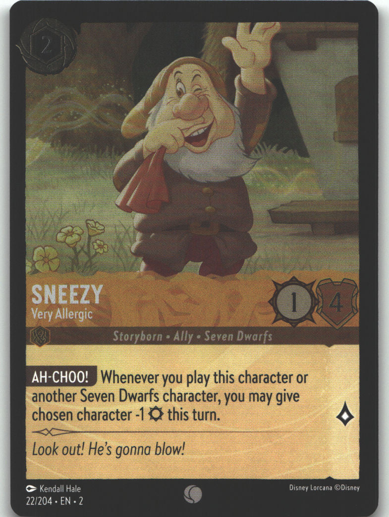 Sneezy - Very Allergic