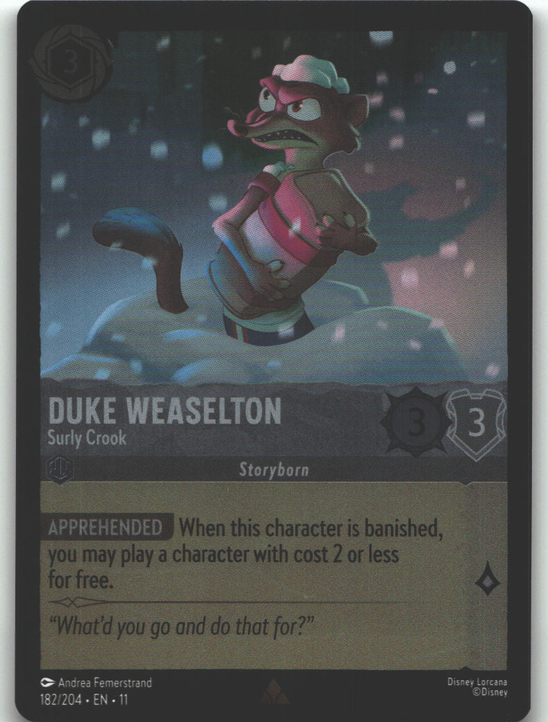 Duke Weaselton - Surly Crook