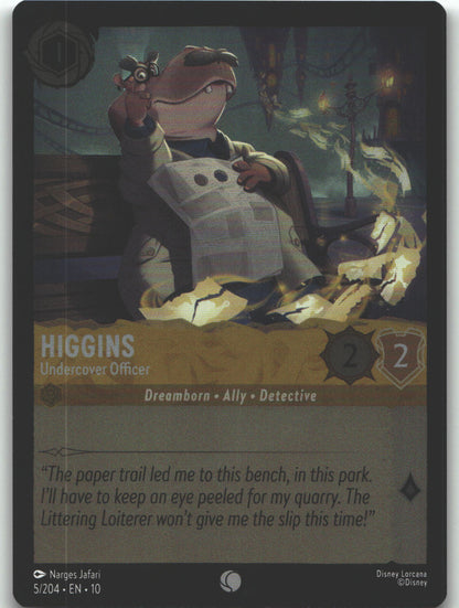 Higgins - Undercover Officer