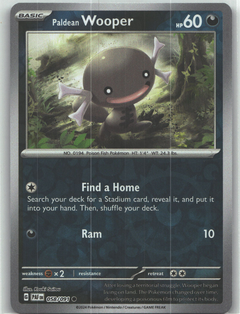 Paldean Wooper - 058/091