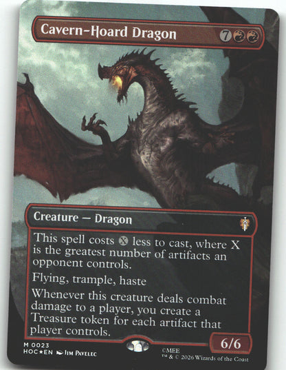 Cavern-Hoard Dragon (Borderless)
